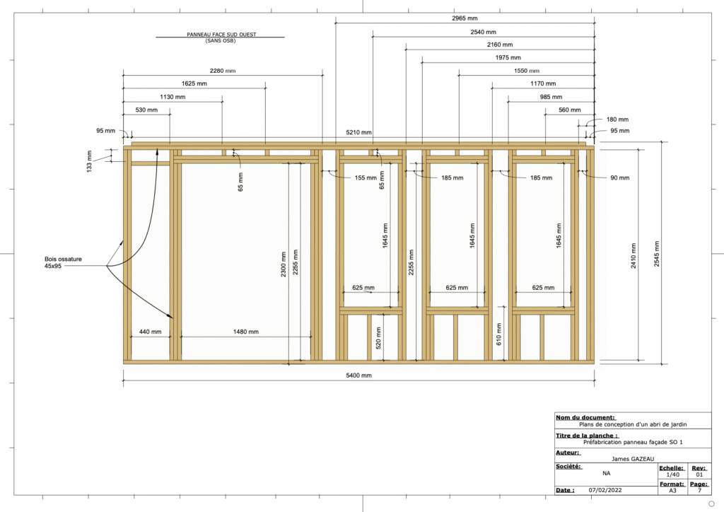 plan abri de jardin pdf gratuit