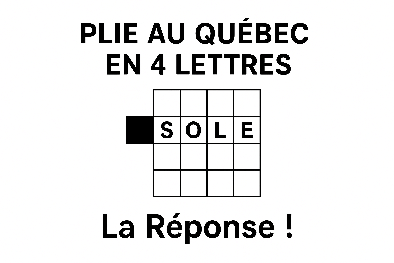 Plie au Québec